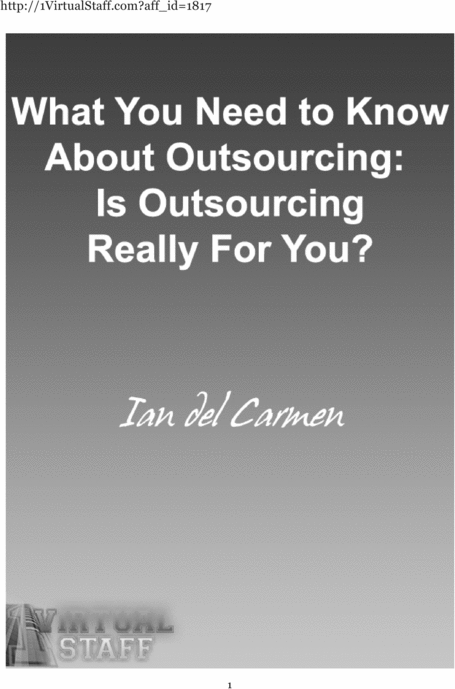 Product picture What You Need to Know About Outsourcing
